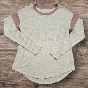 So Waffle Knit Top